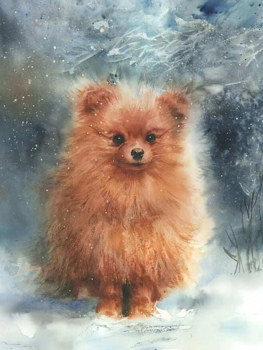 Pomeranian Dog | Diamond Painting