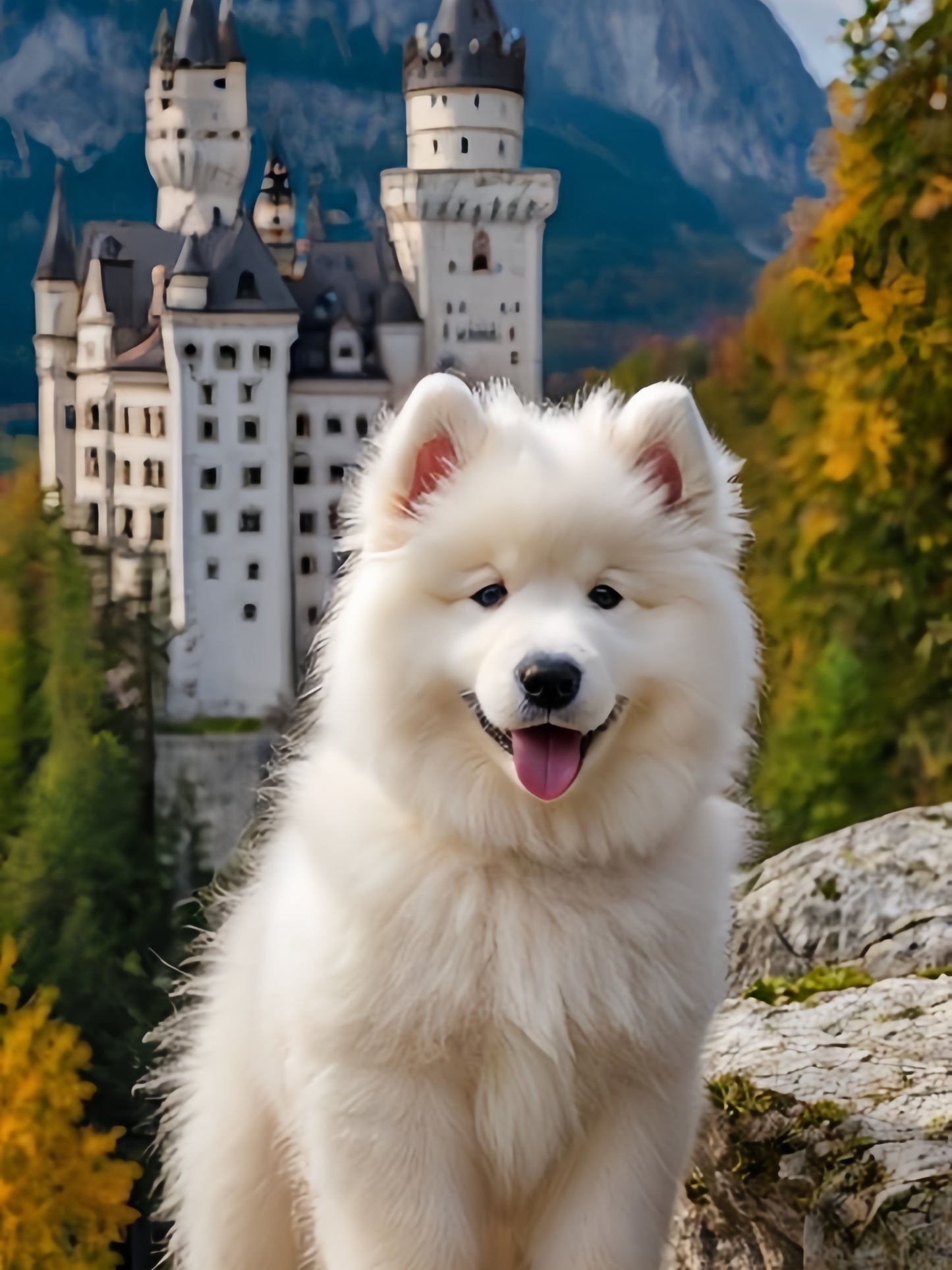 Samoyed Dog | Diamond Painting