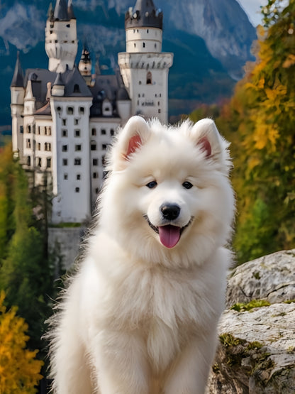 Samoyed Dog | Diamond Painting