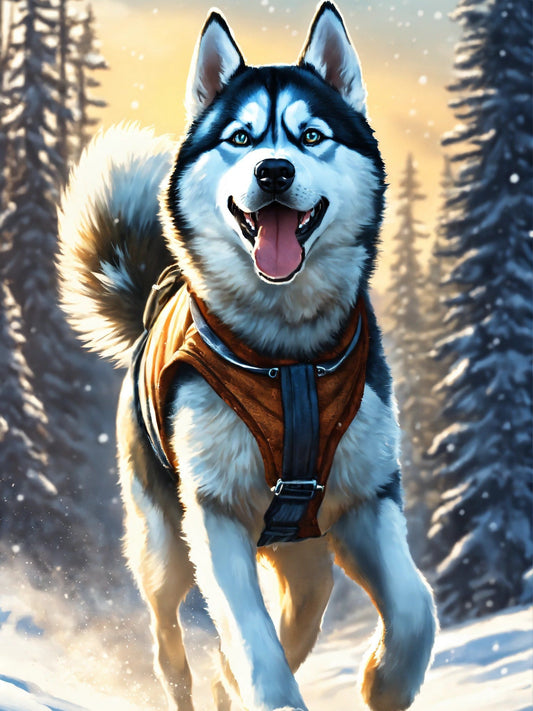 Husky Dog | Diamond Painting