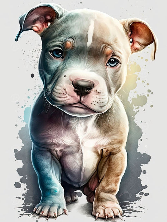 Dog Staffordshire Bull Terrier | Diamond Painting