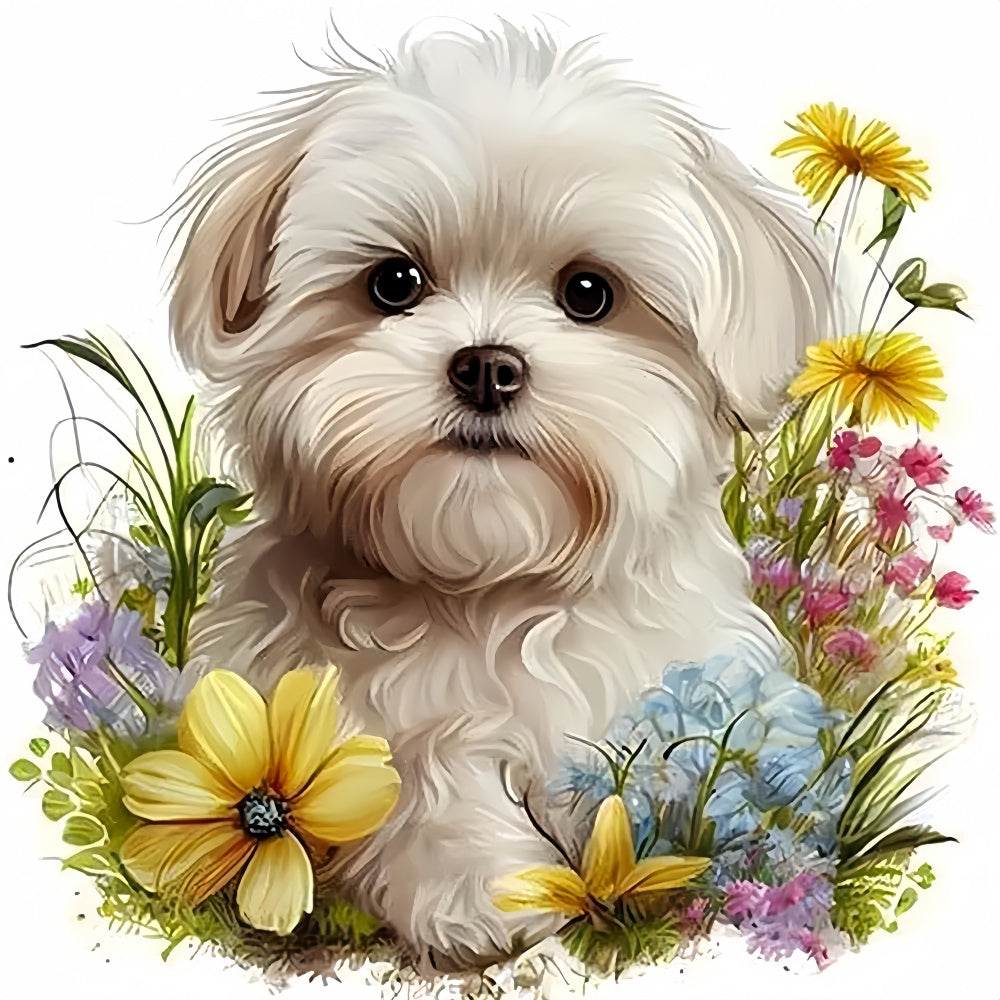 Maltese Dog | Diamond Painting