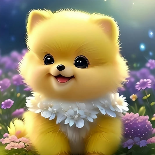 Pomeranian Dog | Diamond Painting