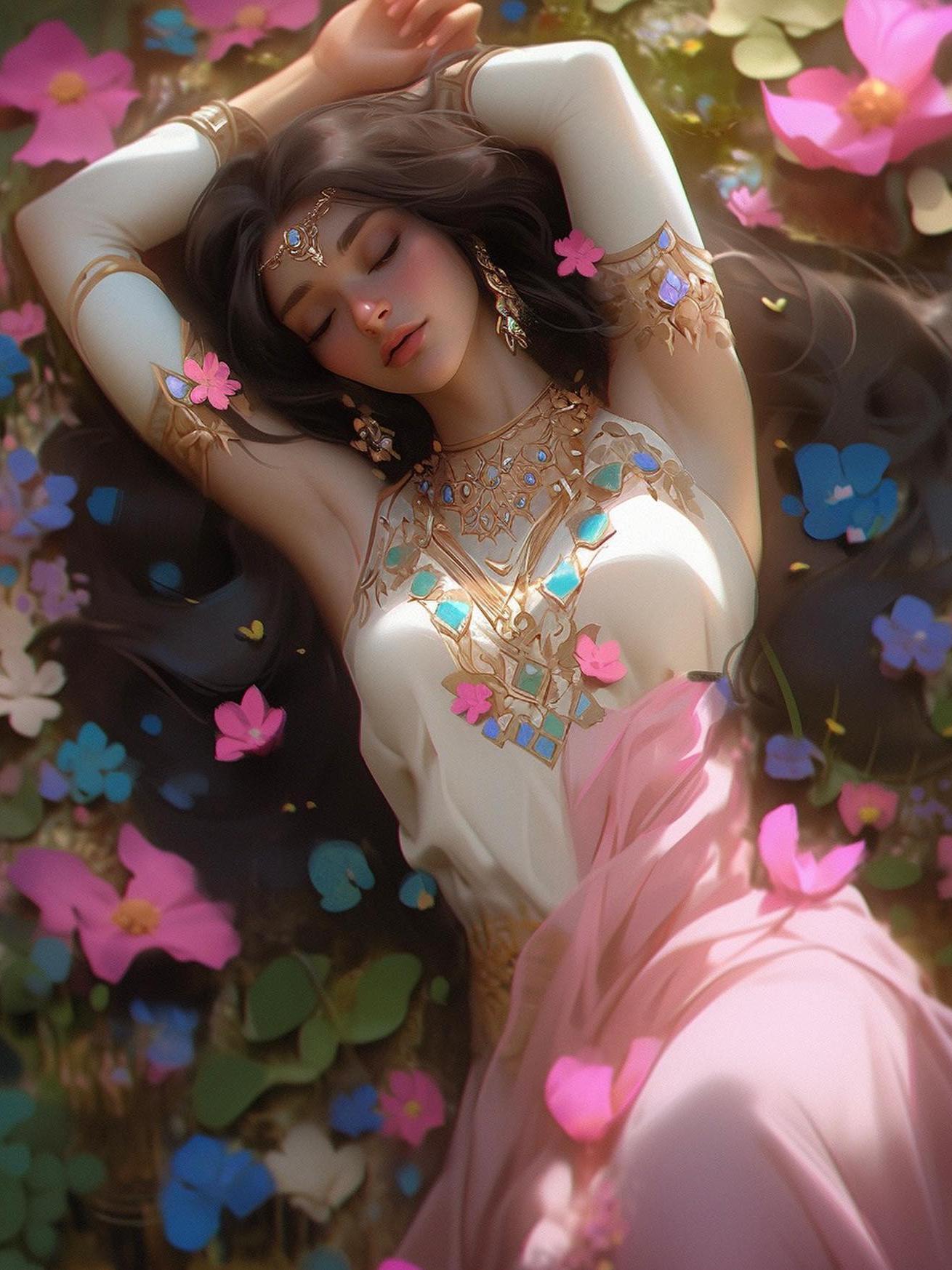 Beautiful Girl | Diamond Painting