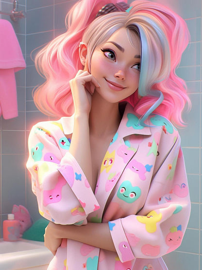 Beautiful Girl | Diamond Painting