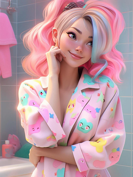 Beautiful Girl | Diamond Painting
