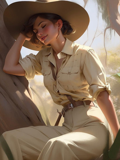 Beautiful Girl | Diamond Painting
