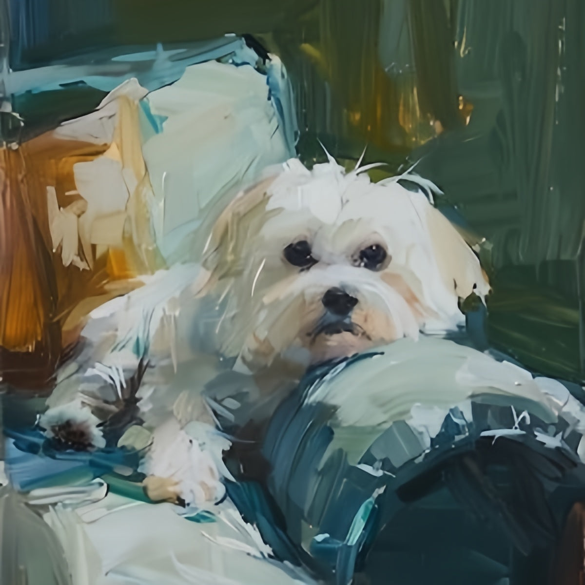 Maltese Dog | Diamond Painting