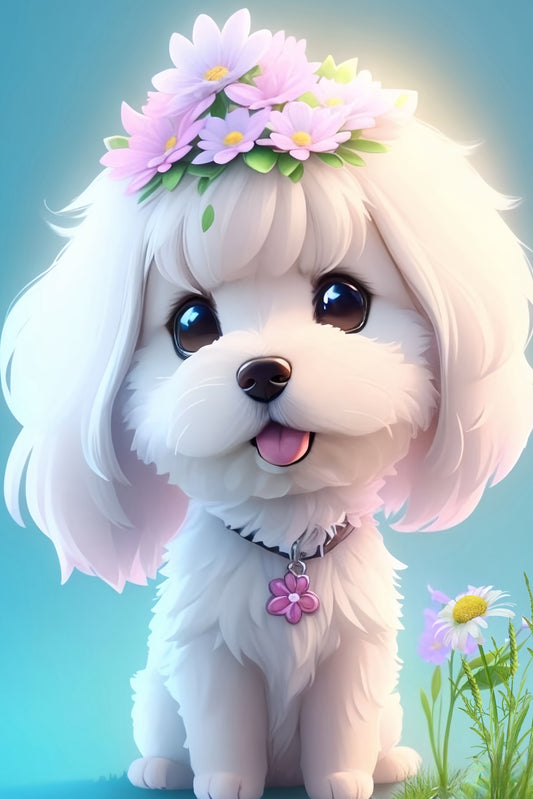 Maltese Dog | Diamond Painting