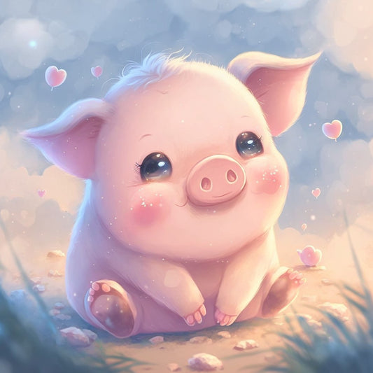 Pig | Diamond Painting