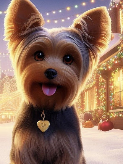Dog Yorkie | Diamond Painting