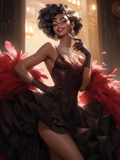 Beautiful Girl | Diamond Painting