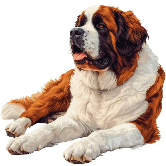 Saint Bernard Dog | Diamond Painting
