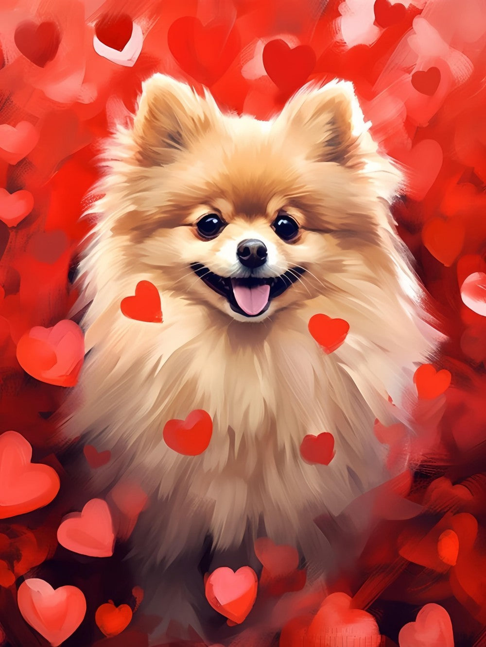 Pomeranian Dog | Diamond Painting