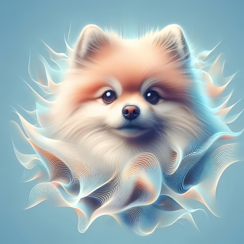 Pomeranian Dog | Diamond Painting