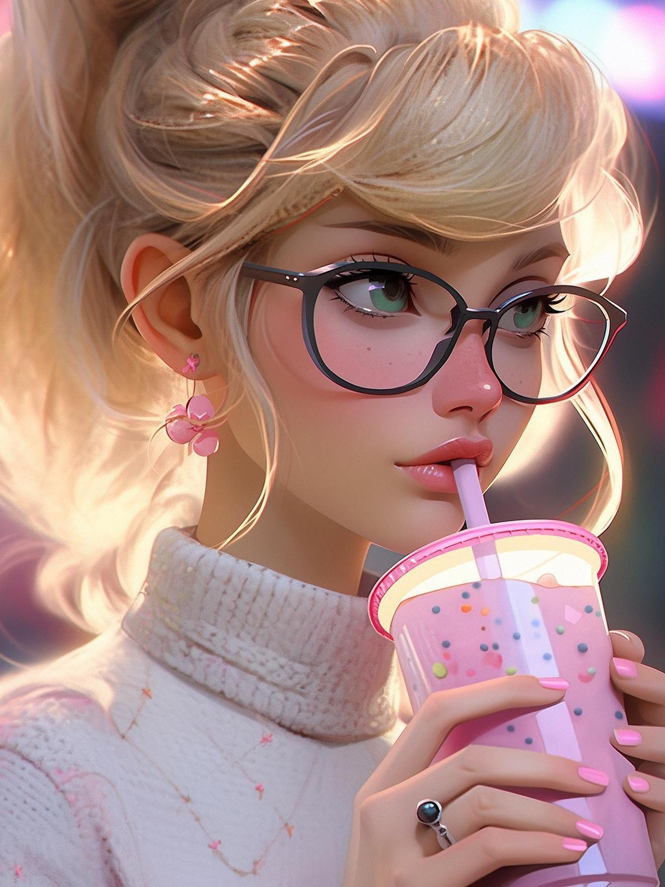 Beautiful Girl | Diamond Painting