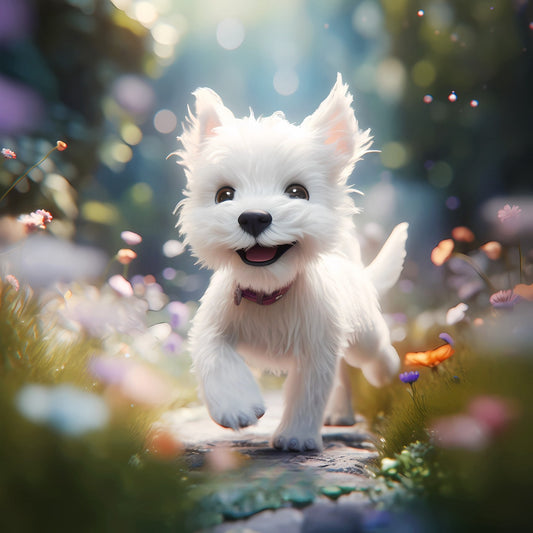 White Dog Westie | Diamond Painting