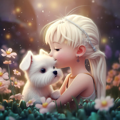 White Dog Westie | Diamond Painting