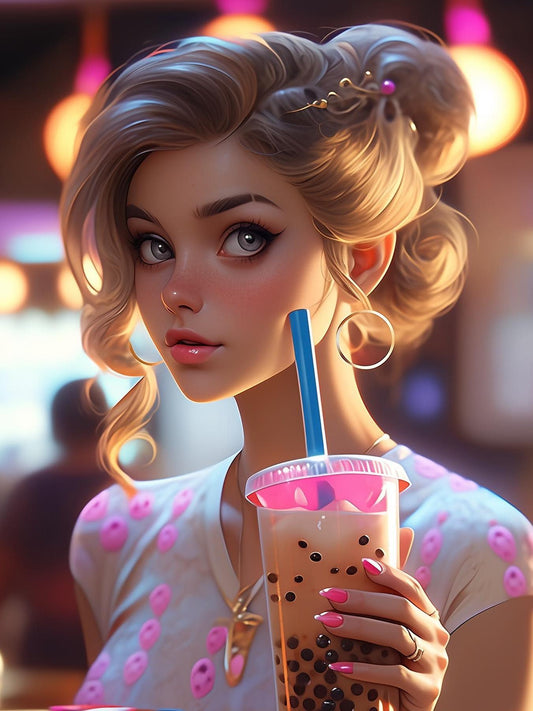 Beautiful Girl | Diamond Painting