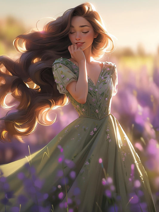 Beautiful Girl | Diamond Painting