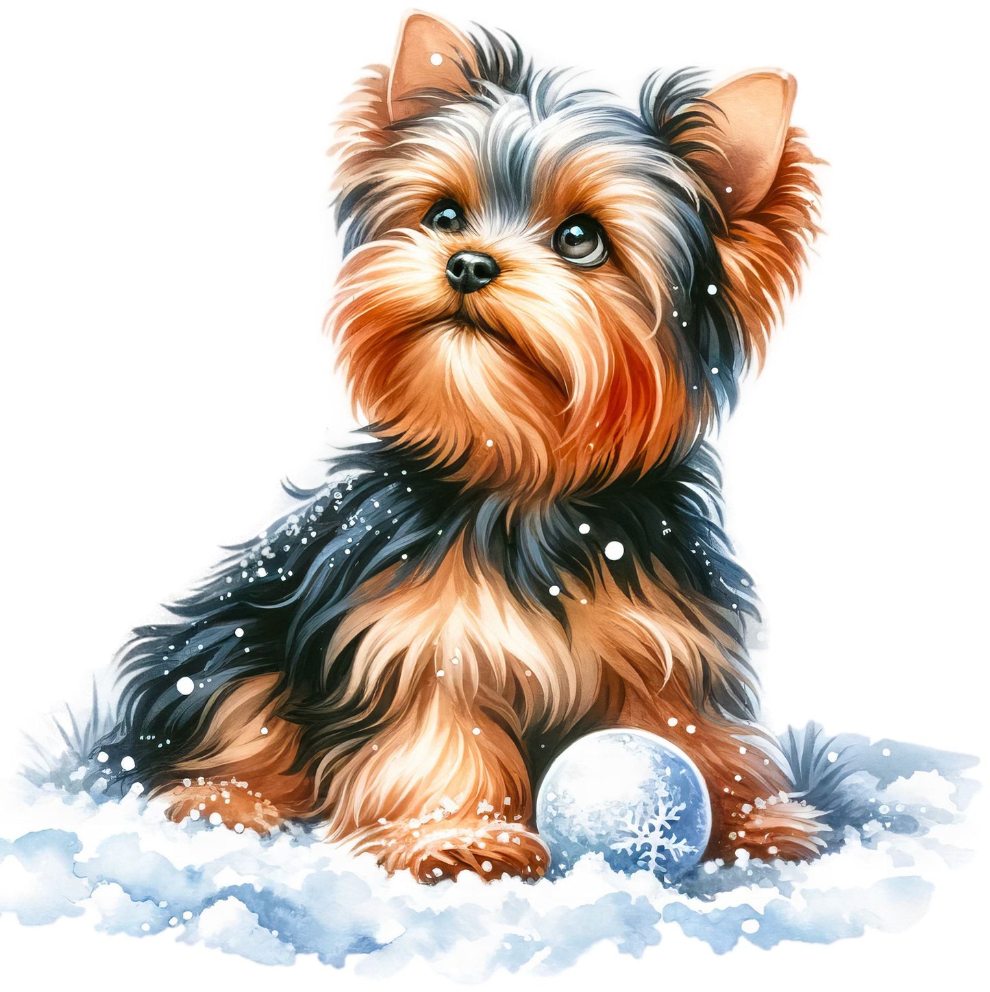 Dog Yorkie | Diamond Painting