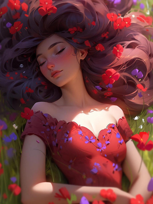 Beautiful Girl | Diamond Painting