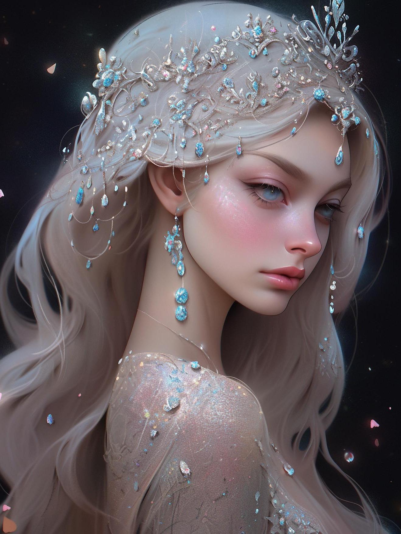 Beautiful Girl | Diamond Painting
