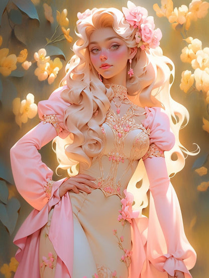 Beautiful Girl | Diamond Painting