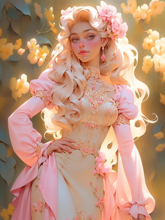 Beautiful Girl | Diamond Painting
