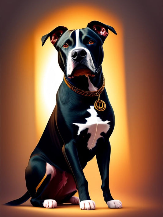 Dog Staffordshire Bull Terrier | Diamond Painting