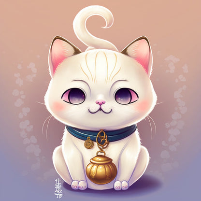 Bell Cat | Diamond Painting