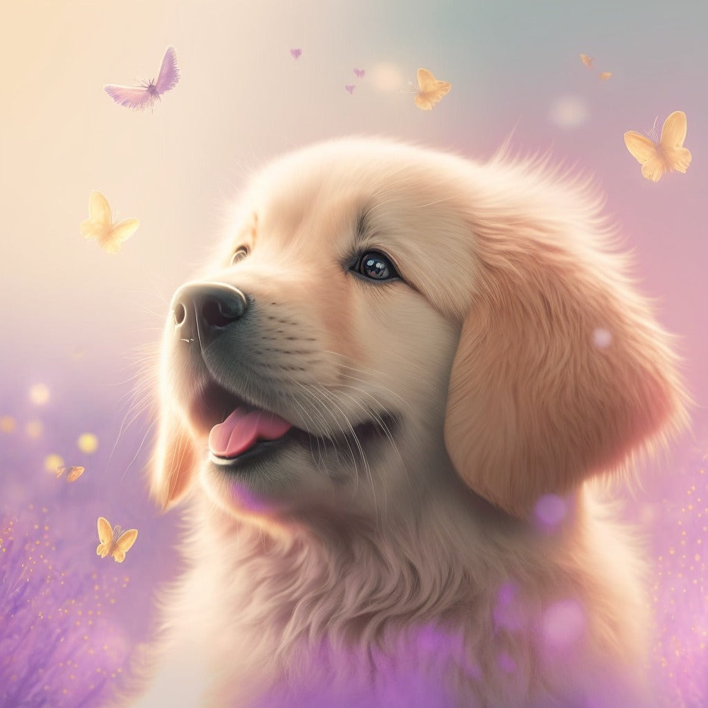 Golden Retriever Dog | Diamond Painting