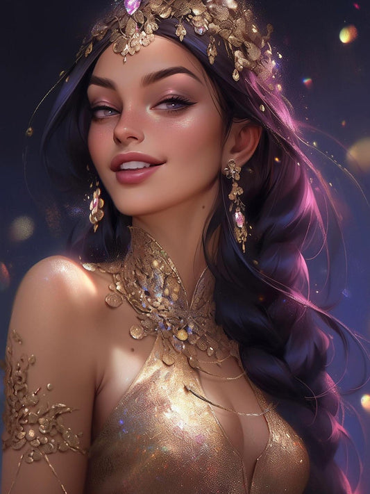 Beautiful Girl | Diamond Painting