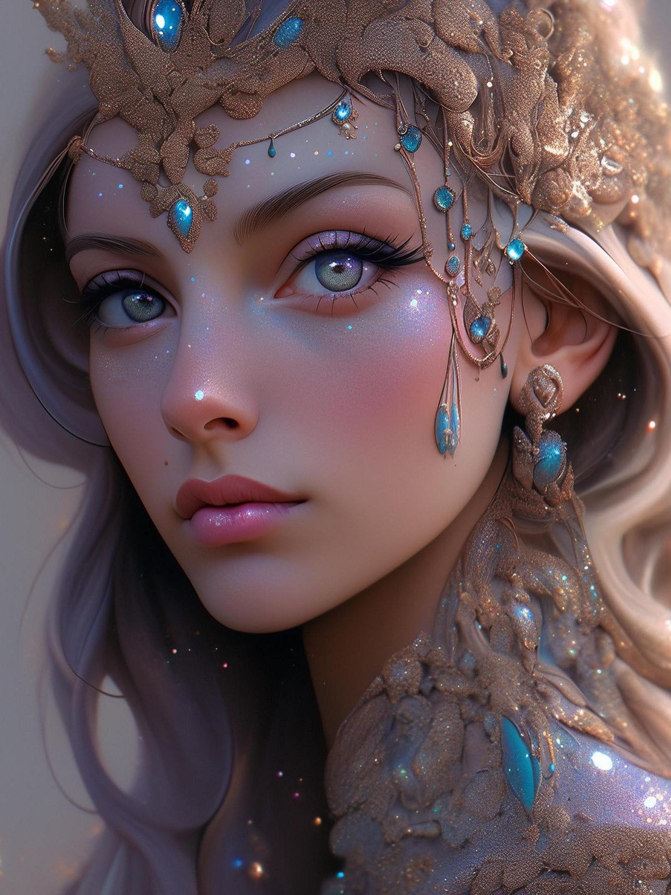 Beautiful Girl | Diamond Painting