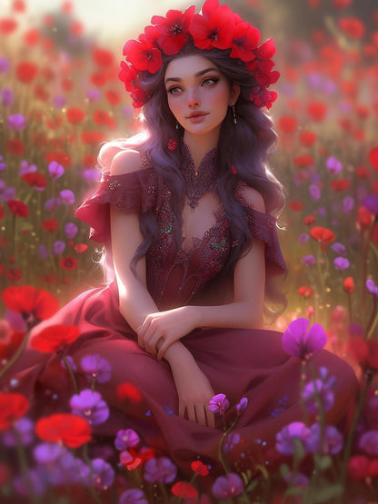 Beautiful Girl | Diamond Painting