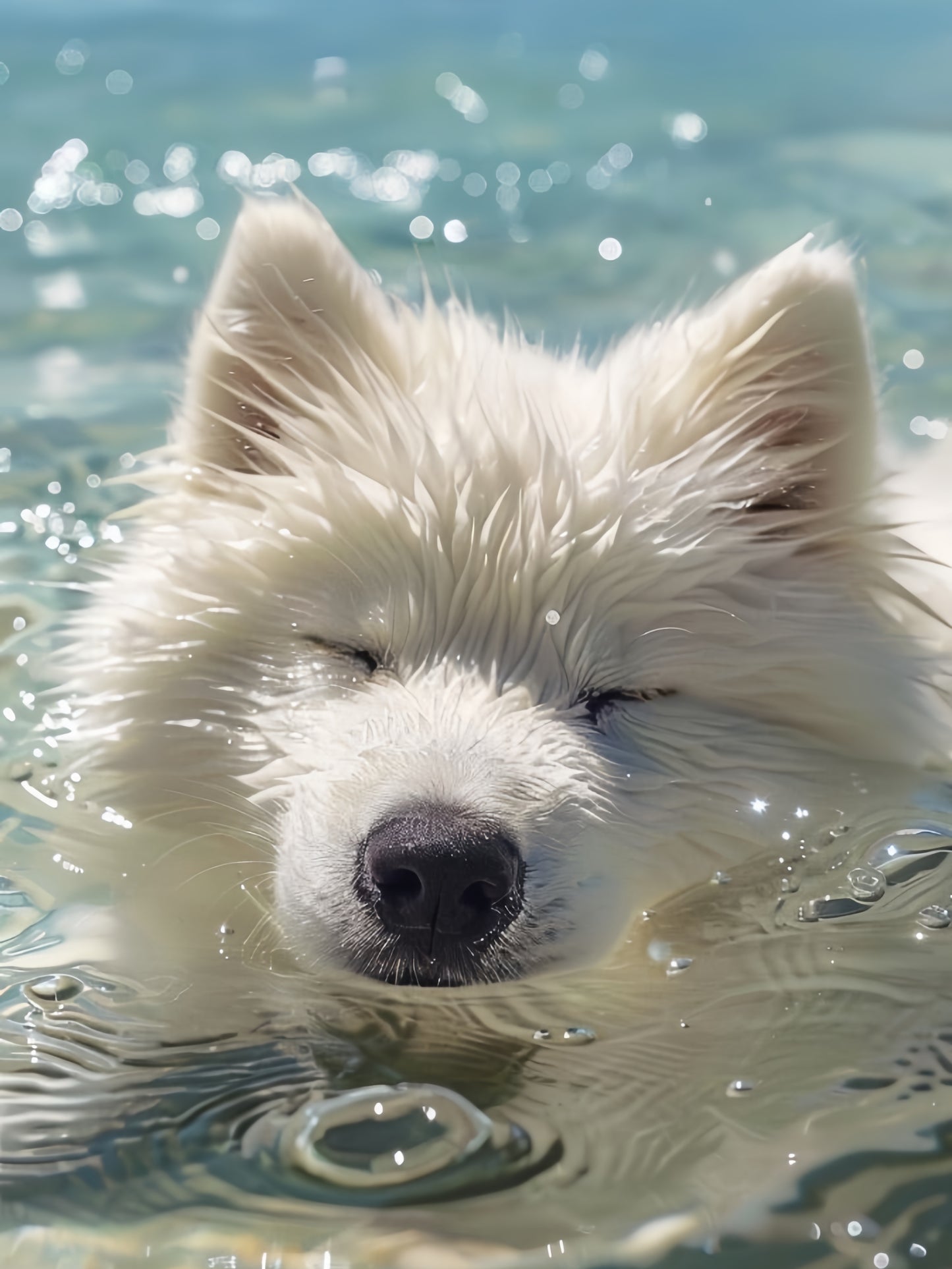 Samoyed Dog | Diamond Painting
