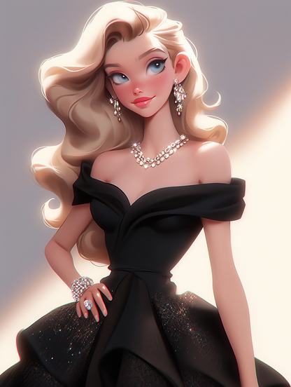 Beautiful Girl | Diamond Painting
