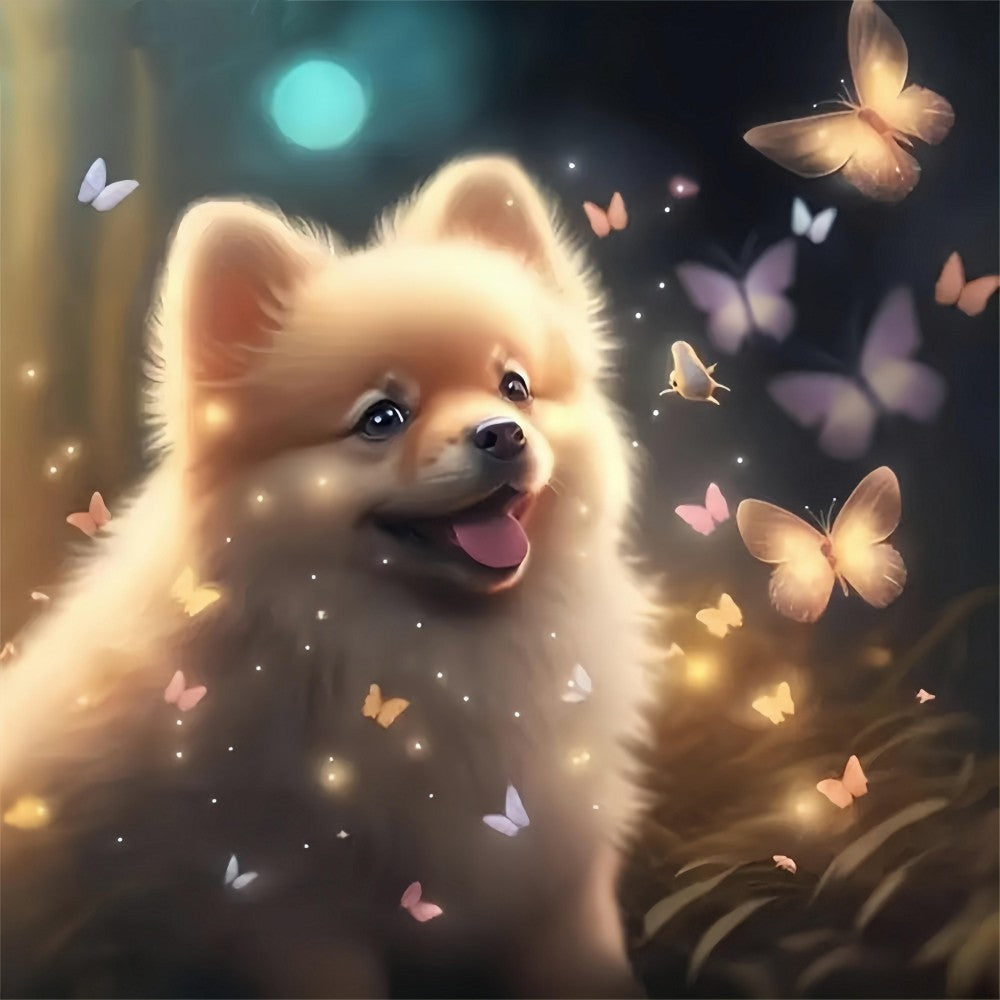 Pomeranian Dog | Diamond Painting