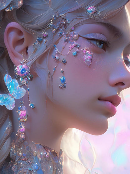 Beautiful Girl | Diamond Painting