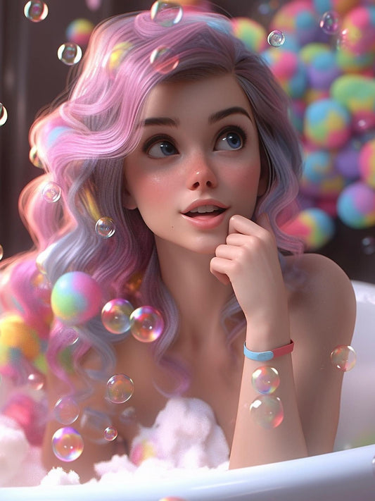Beautiful Girl | Diamond Painting