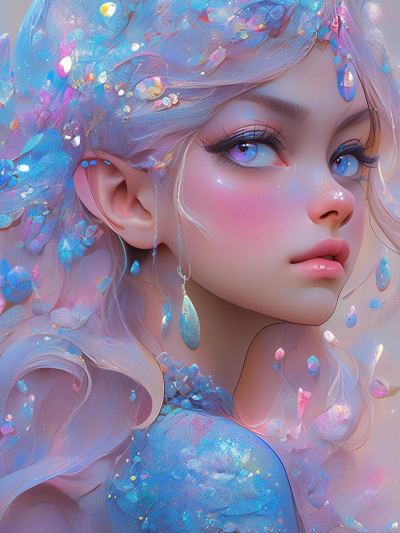 Beautiful Girl | Diamond Painting