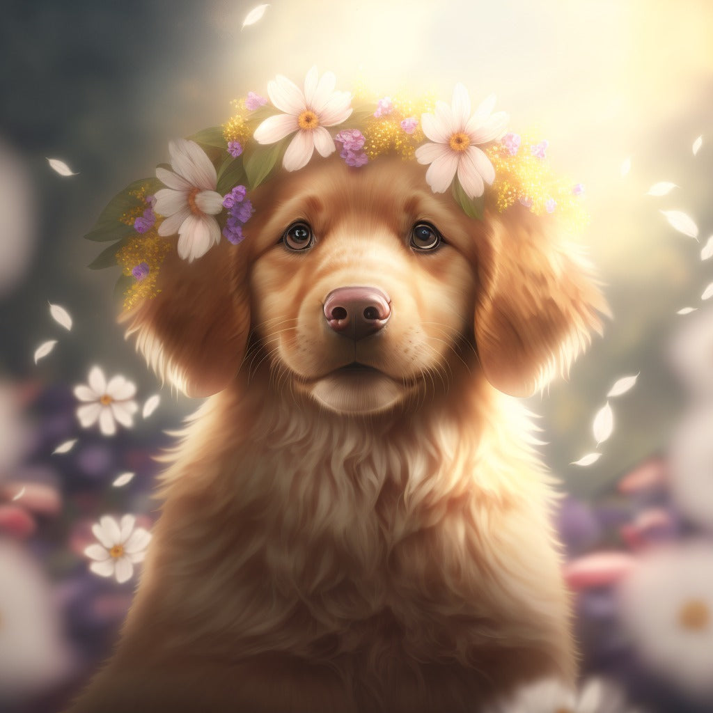 Golden Retriever Dog | Diamond Painting