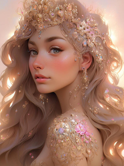 Beautiful Girl | Diamond Painting