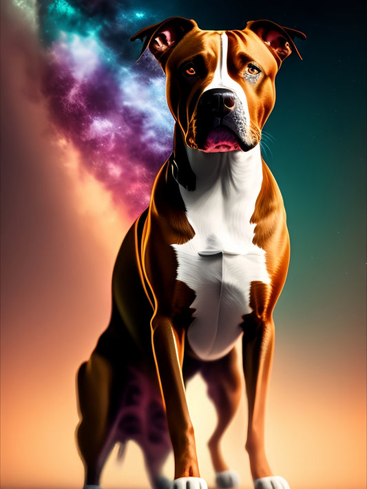 Dog Staffordshire Bull Terrier | Diamond Painting