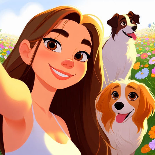 Selfie Dog | Diamond Painting