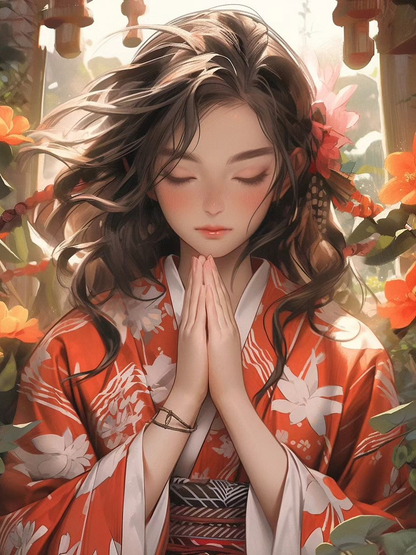 Beautiful Girl | Diamond Painting