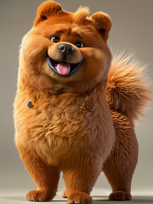 Dog Chow Chow | Diamond Painting
