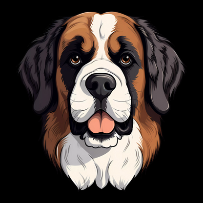 Saint Bernard Dog | Diamond Painting