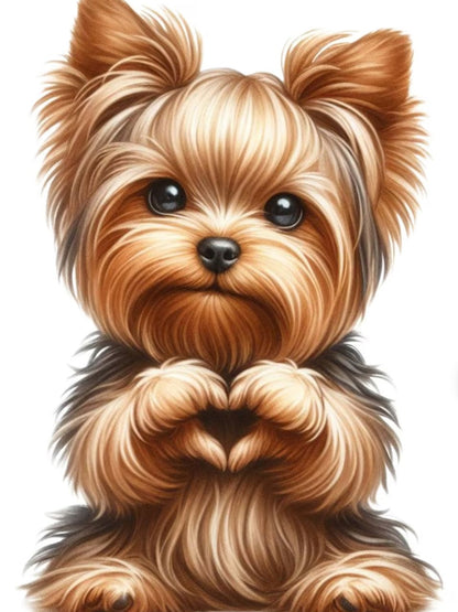Dog Yorkie | Diamond Painting