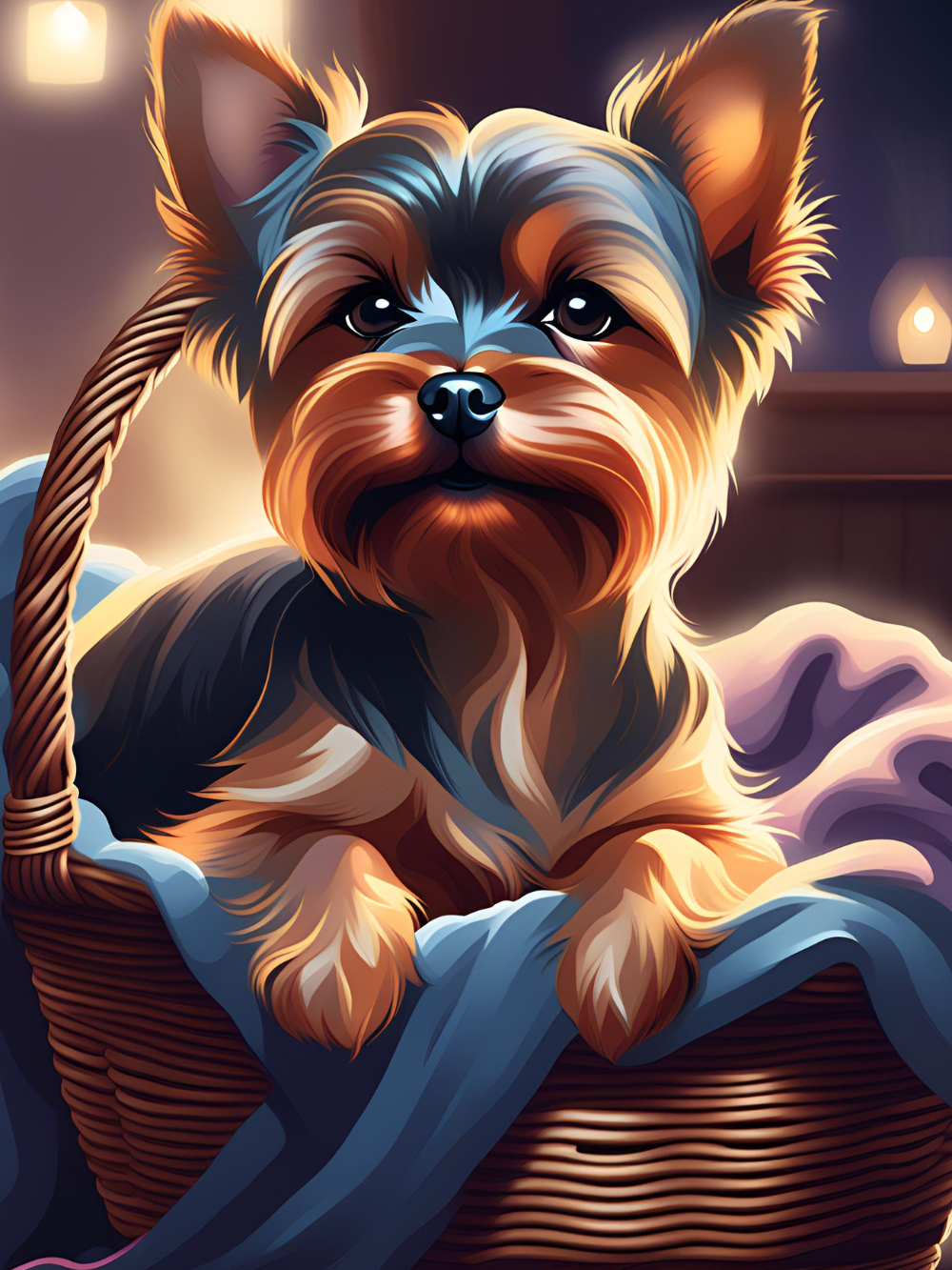 Dog Yorkie | Diamond Painting